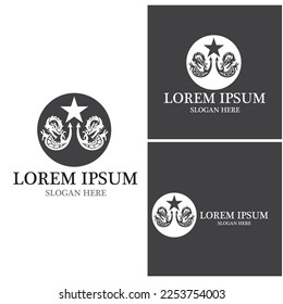 Dragon Logo Vector Template Illustration