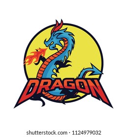 dragon logo for your business, vector illustration