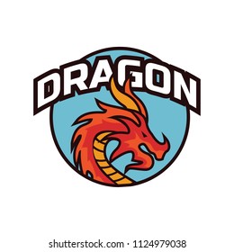 dragon logo for your business, vector illustration