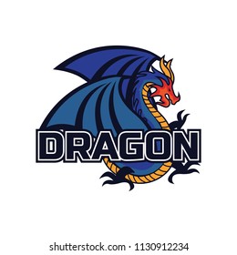 dragon logo for your business, vector illustration