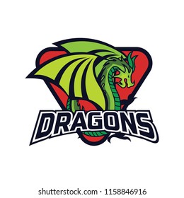 dragon logo for your business, vector illustration