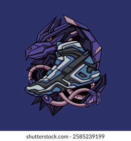 Dragon Mecha Shoes for merchandise, apparel, or other