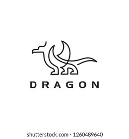 DRAGON MONOLINE VECTOR