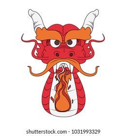 Dragon monster cartoon