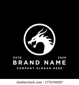 dragon mythical animal logo design inspiration