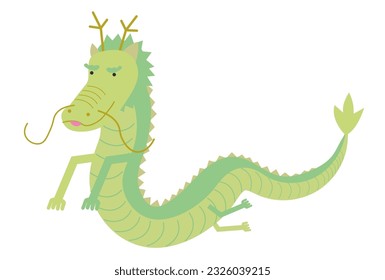 dragon New Year's card Chinese zodiac Background