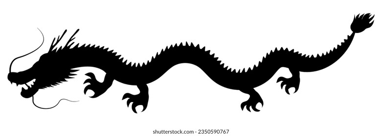 Dragon New Year's card Chinese zodiac Icon