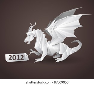 dragon origami