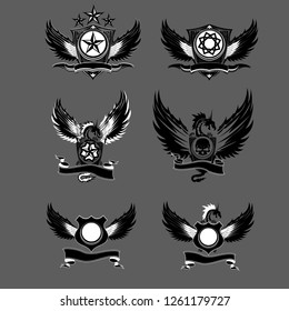 dragon original set designer clothes vector image
