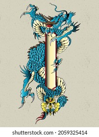 dragon ornament traditional zodiac japan