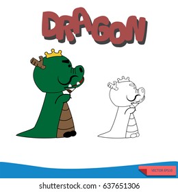 Dragon painting framing picture Characters