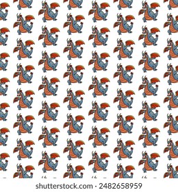 dragon pattern design for background, template, website, texture, etc