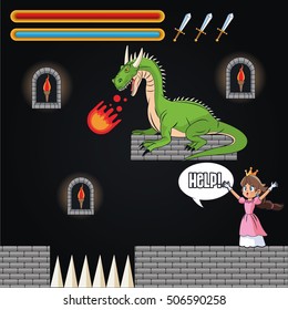Dragon princess and videogame design