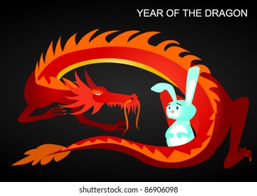 Dragon and rabbit