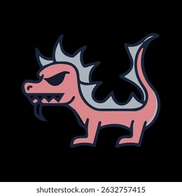 der Drache bereit, Sie zu fangen
