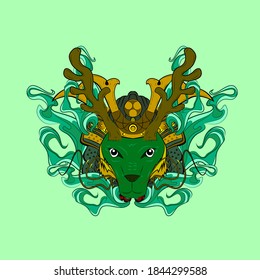 dragon samurai illustration design for sukajan is mean japan traditional cloth or t-shirt with digital hand drawn Embroidery Men T-shirts Summer Casual Short Sleeve Hip Hop T Shirt Streetwear