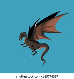 Dragon sign - vector illustration