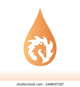 Dragon Sign Vector Logo Icon