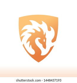 Dragon Sign Vector Logo Icon