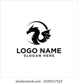 Dragon Silhouette for Fantasy Adventure Brands