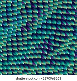 Dragon skin made of scales. Vector illustration