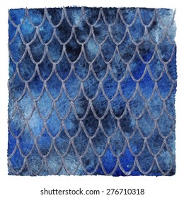 Dragon skin scales pattern texture background silver blue sapphire