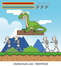 Dragon skull and videogame design