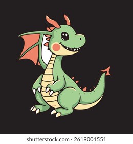 Dragon Sticker or clip art