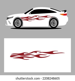 dragon stripes car decal.  sticker car decal
