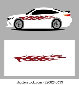 dragon stripes car decal.  sticker car decal