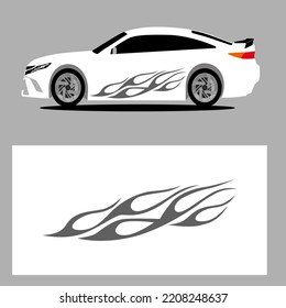 dragon stripes car decal.  sticker car decal