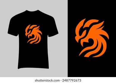 Dragon Style T-shirt Design illustration Art Work