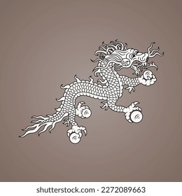 Dragón - símbolo de la bandera de Bután.