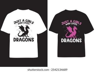 dragon t shirt design vector art illustration