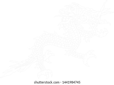 dragon tattoo art vector abstract