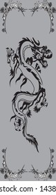 Dragon tattoo art vector eps 