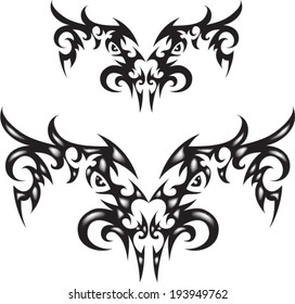 Dragon Tattoo in three dimensions.