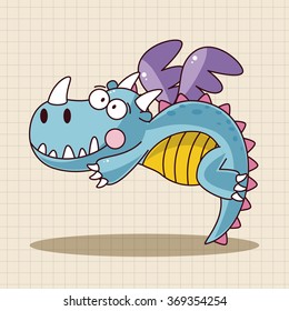 dragon theme elements vector,eps