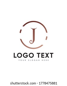 Plantilla de logotipo de tipo de letra temática Dragon J, logotipo vector para identidad empresarial y de empresa 