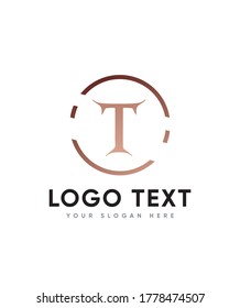 Dragon theme letter type T logo template, Vector logo for business and company identity 