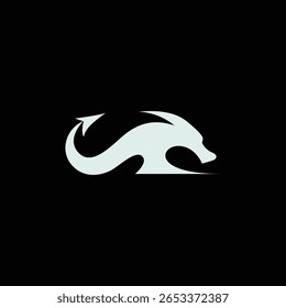 Dragon Dieses ausdrucksstarke Logo verbindet abstrakte Formen mit kreativem Flair und fängt eine kühne Vision und künstlerische Identität ein.