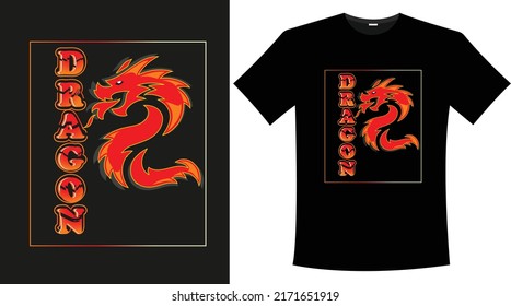 Dragon vector creative T Shirt Design