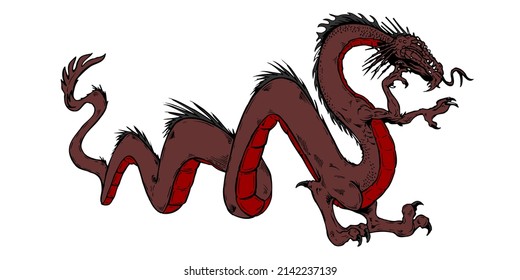dragon vector design dragon illustration design