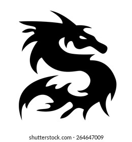 Dragon. Vector icon.