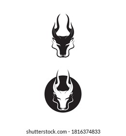 Dragon vector icon illustration design logo template vector 