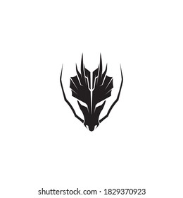 Dragon vector icon illustration design logo template