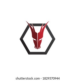 Dragon vector icon illustration design logo template