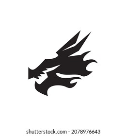 Dragon vector icon illustration design logo template