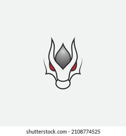 Dragon vector icon illustration design logo template