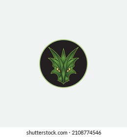 Dragon vector icon illustration design logo template